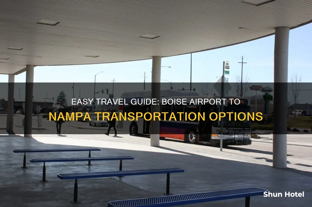 how to get from boise airport to nampa