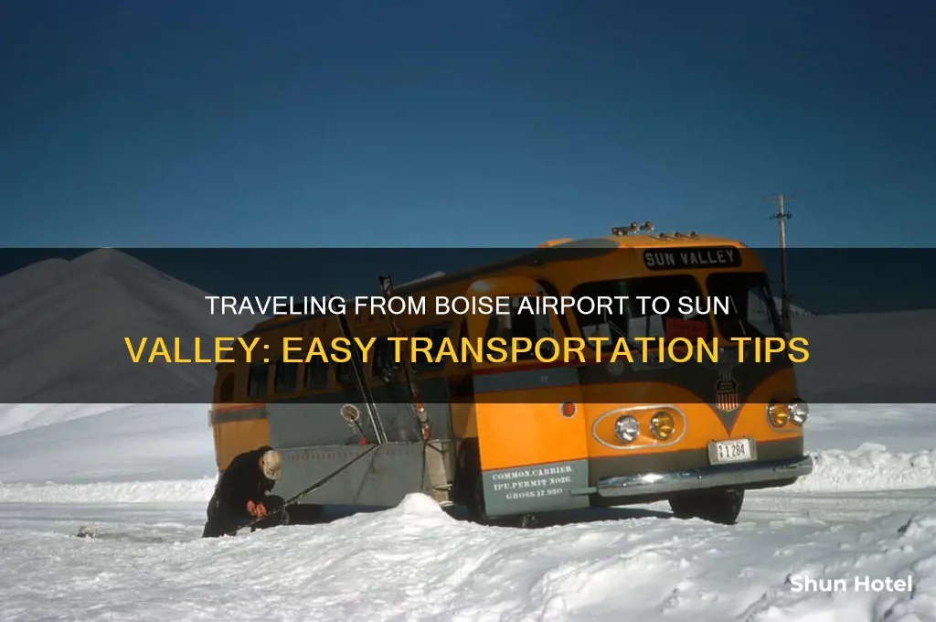 how to get from boise airport to sun valley