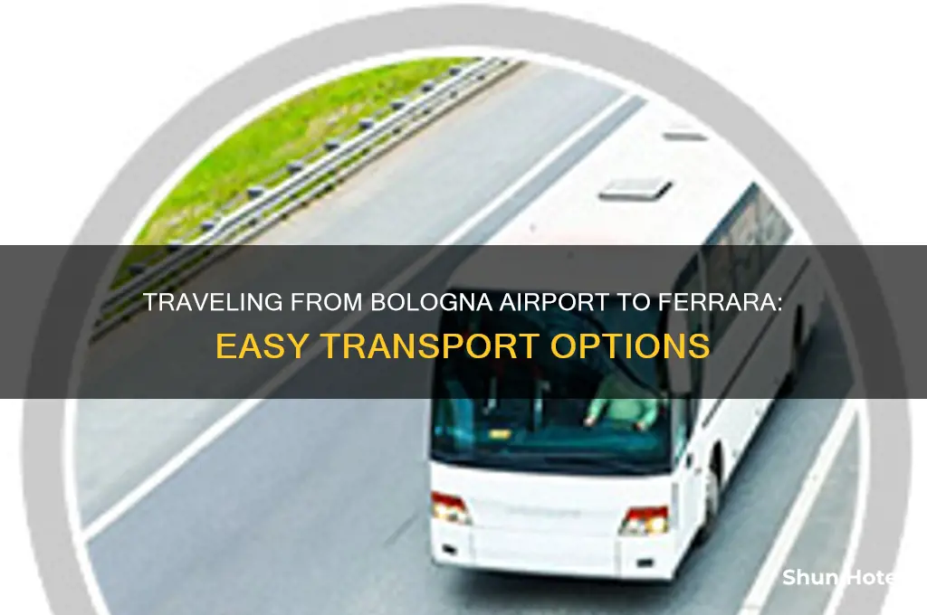 how to get from bologna airport to ferrara