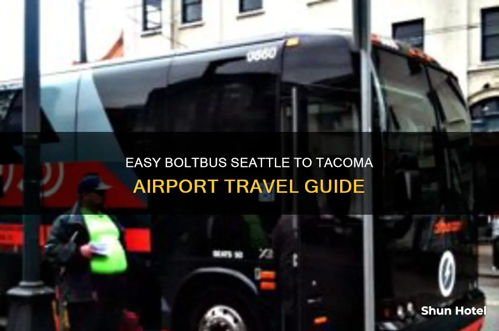 how to get from boltbus seattle to tacoma international airport