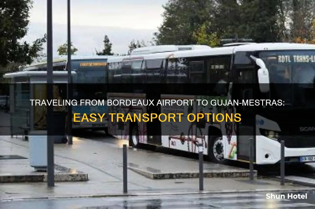 how to get from bordeaux airport to gujan mestras