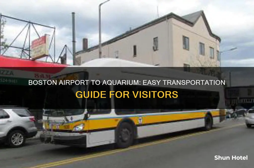 how to get from boston airport to boston aquarium
