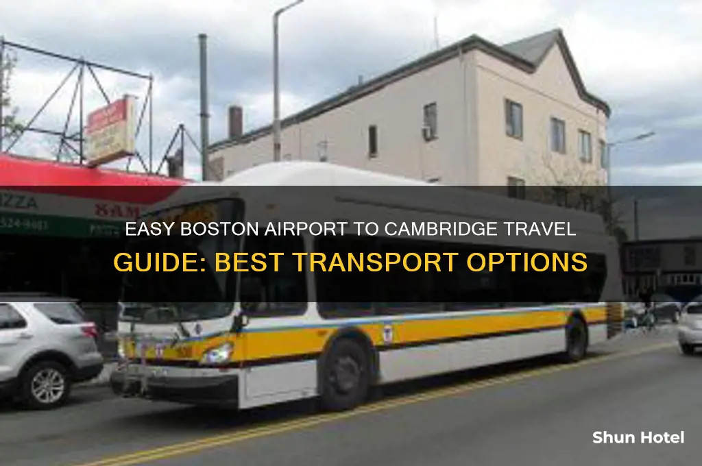 how to get from boston airport to cambridge