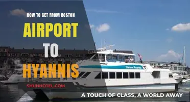 Boston Airport to Hyannis: Easy Transportation Options & Travel Tips