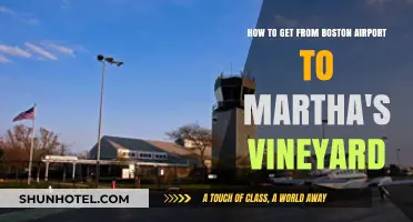 Boston Airport to Martha's Vineyard: Easy Travel Guide