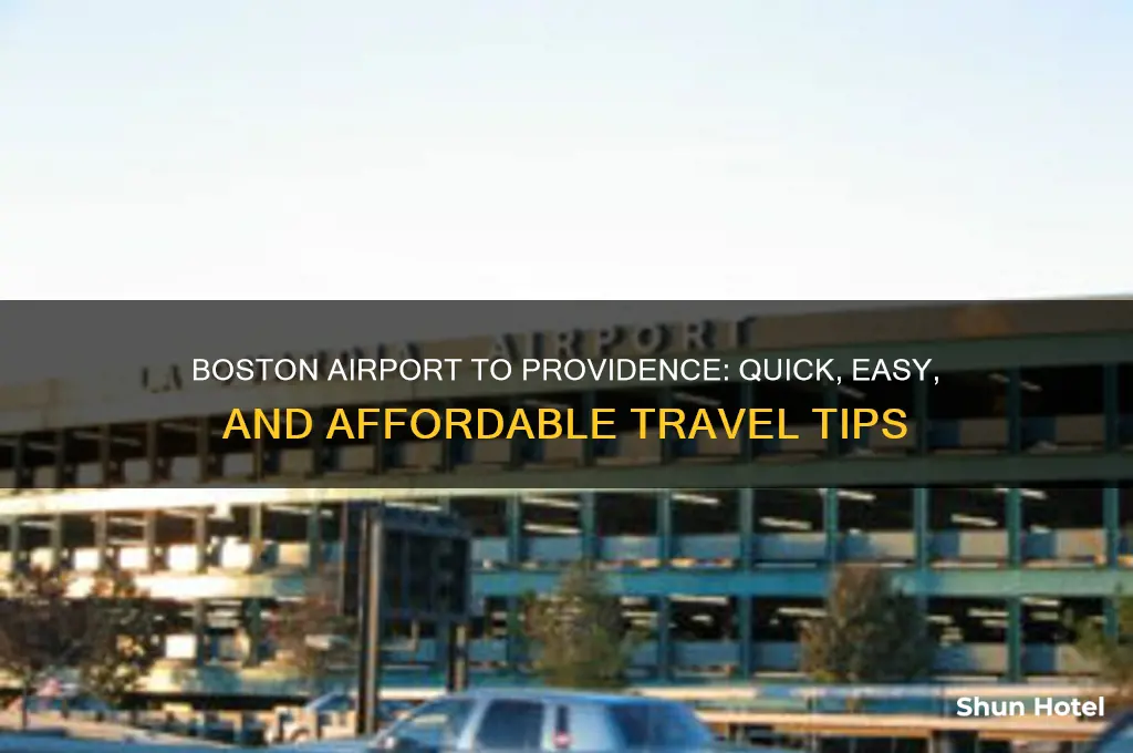 how to get from boston airport to providence