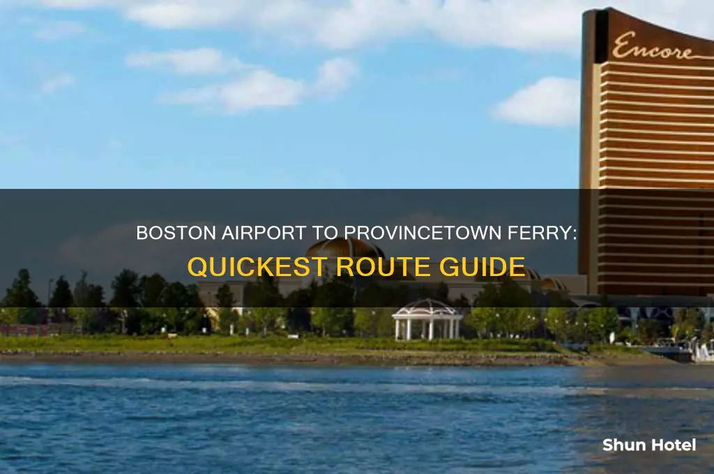 how to get from boston airport to provincetown ferry