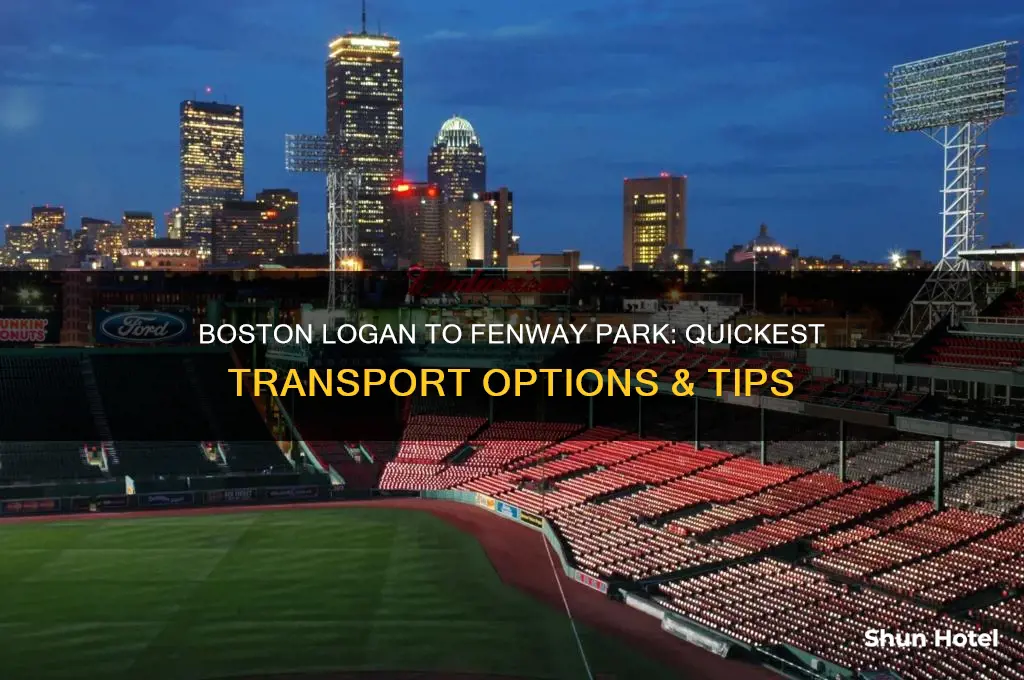 how to get from boston logan airport to fenway park
