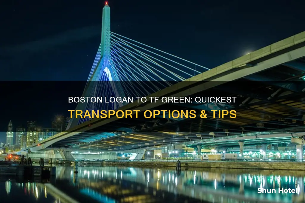 how to get from boston logan airport to tfgreen airport