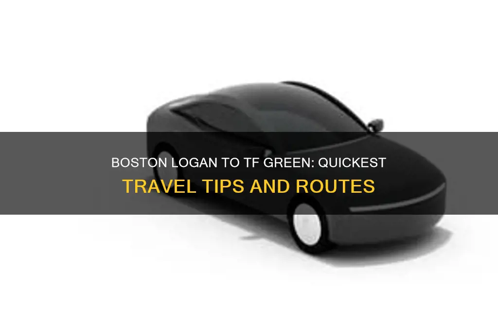 how to get from boston logan to tf green airport
