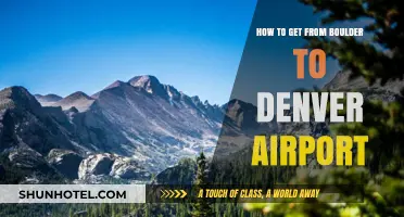 Boulder to Denver Airport: Quick, Easy, and Stress-Free Travel Tips