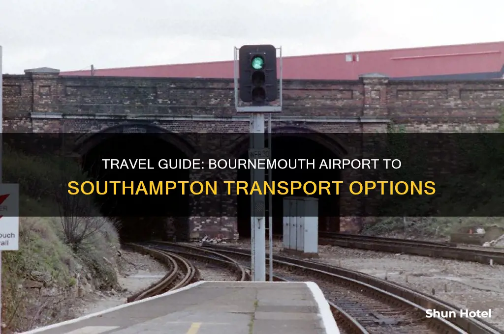 how to get from bournemouth airport to southampton
