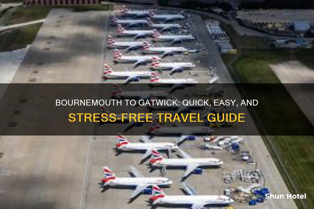 how to get from bournemouth to gatwick airport