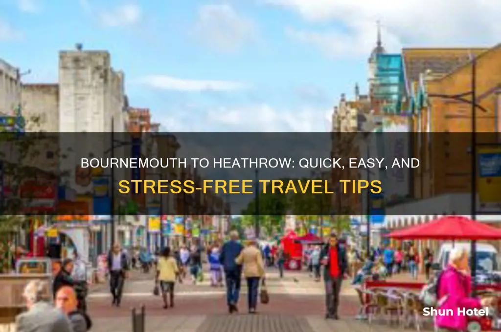 how to get from bournemouth to heathrow airport