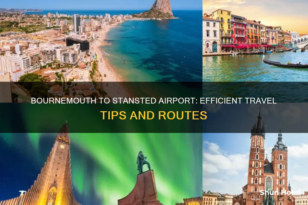 how to get from bournemouth to stansted airport