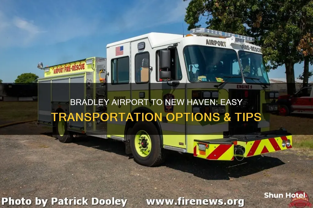 how to get from bradley airport to new haven
