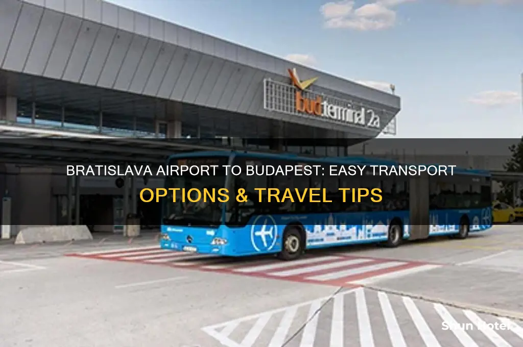 how to get from bratislava airport to budapest