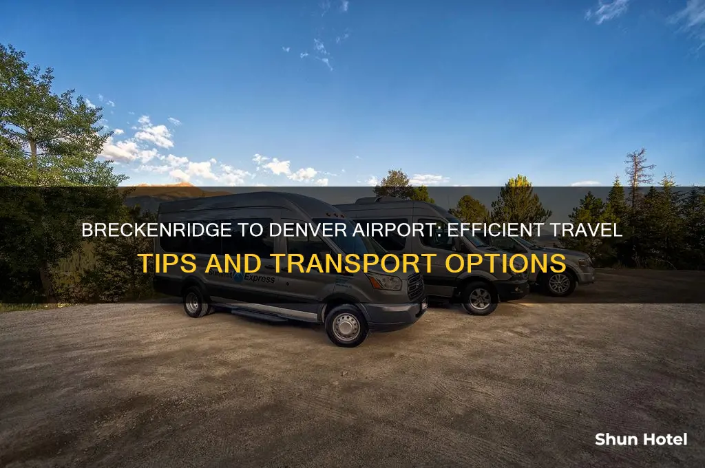 how to get from breckenridge to denver airport
