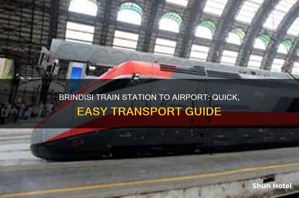 how to get from brindisi train station to brindisi airport