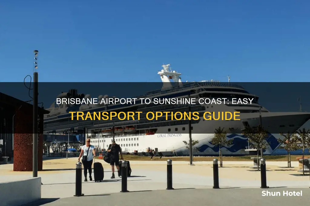 how to get from brisbane airport to sunshine coast