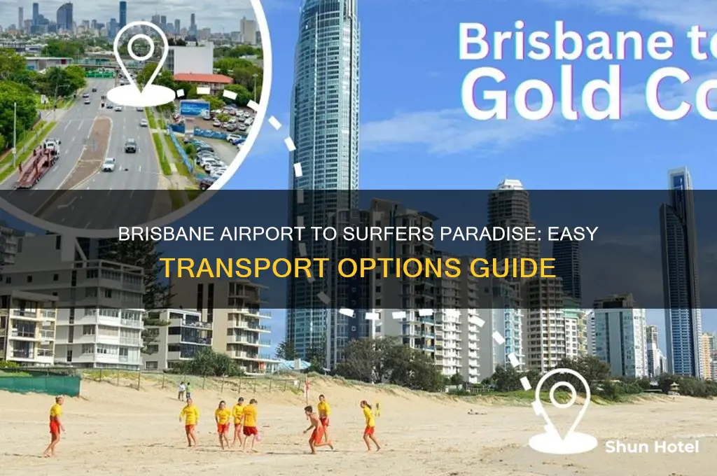 how to get from brisbane airport to surfers paradise