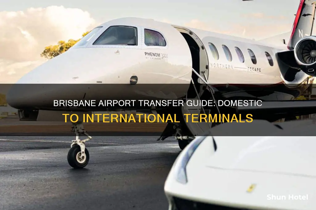 how to get from brisbane domestic to international airport