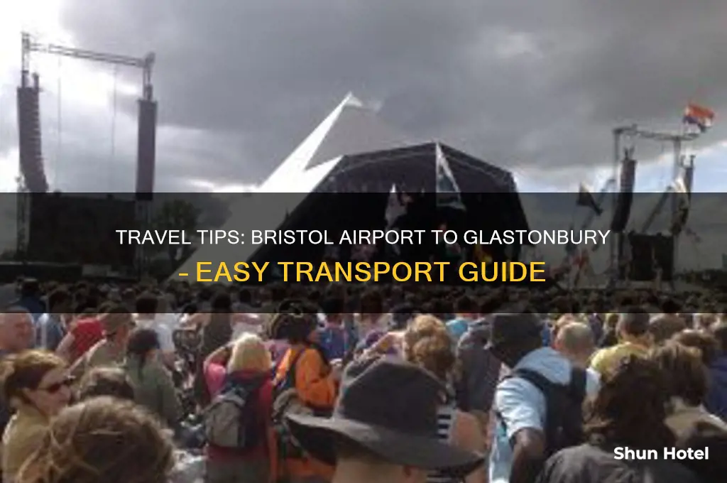 how to get from bristol airport to glastonbury