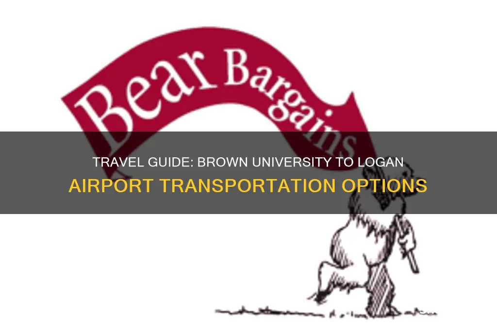how to get from brown university to logan airport