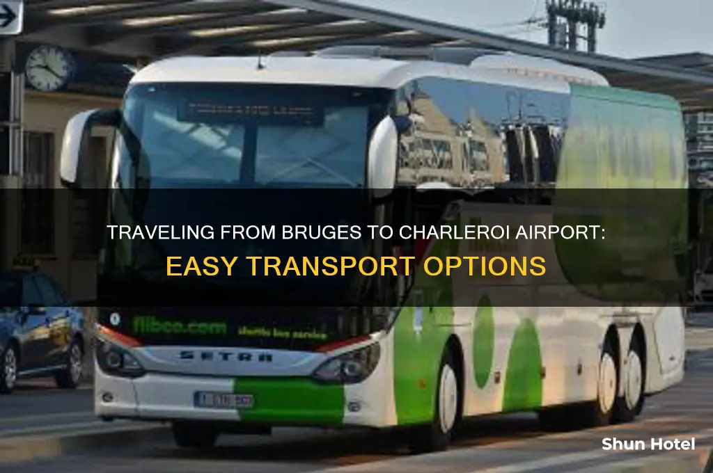 how to get from bruges to charleroi airport