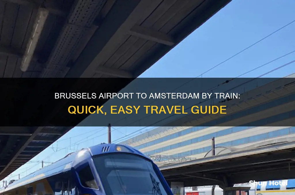 how to get from brussels airport to amsterdam by train