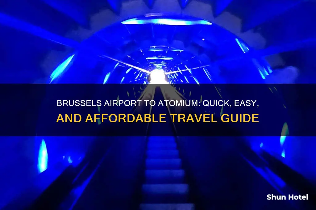 how to get from brussels airport to atomium