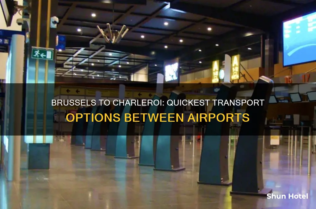 how to get from brussels airport to charleroi airport