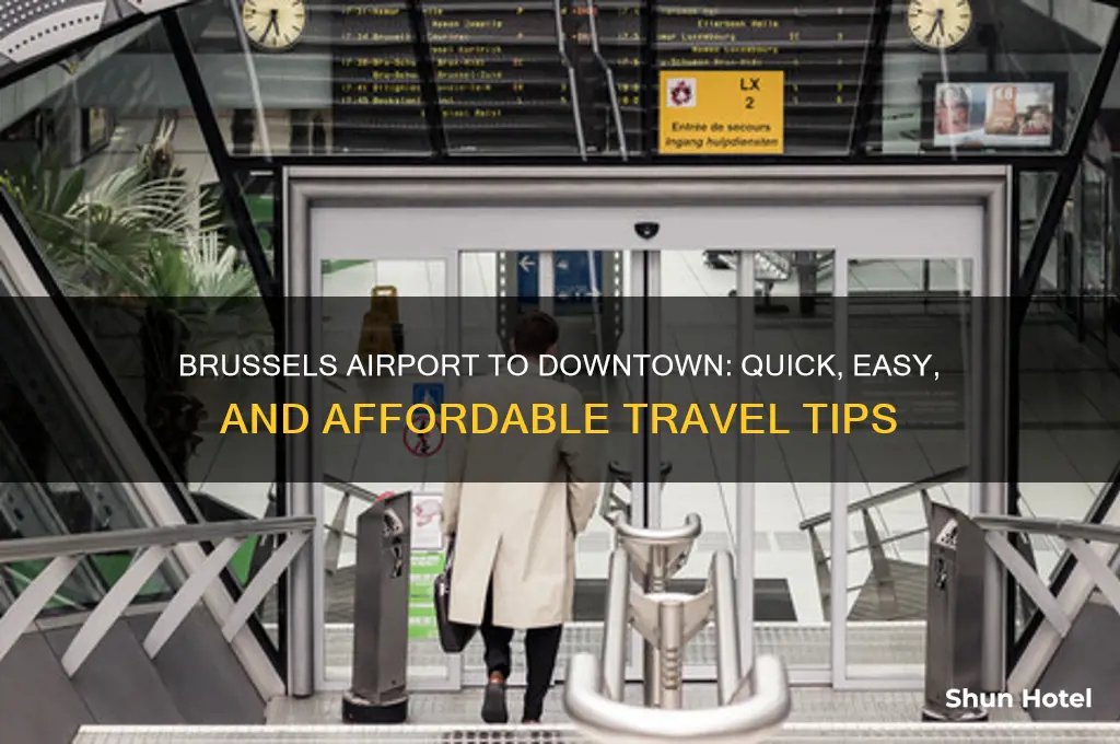 how to get from brussels airport to downtown