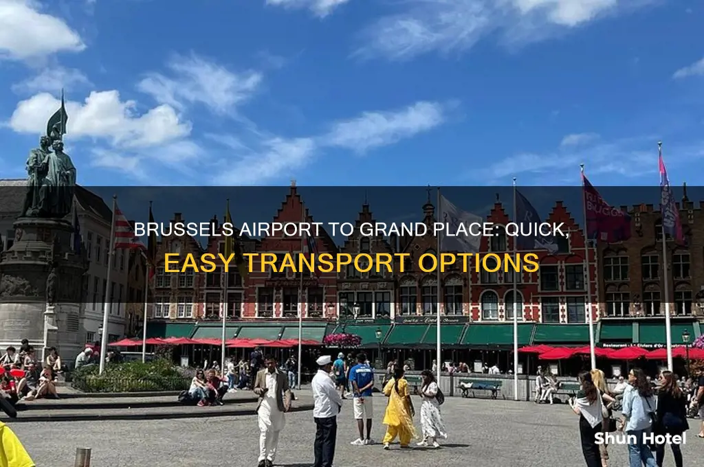 how to get from brussels airport to grand place