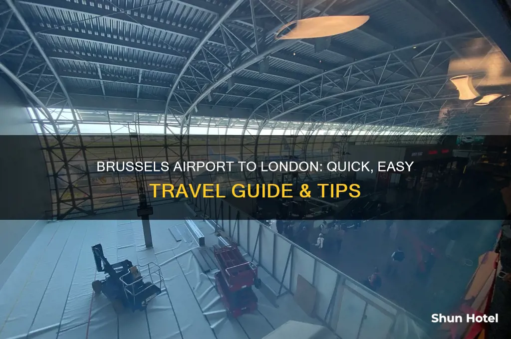 how to get from brussels airport to london