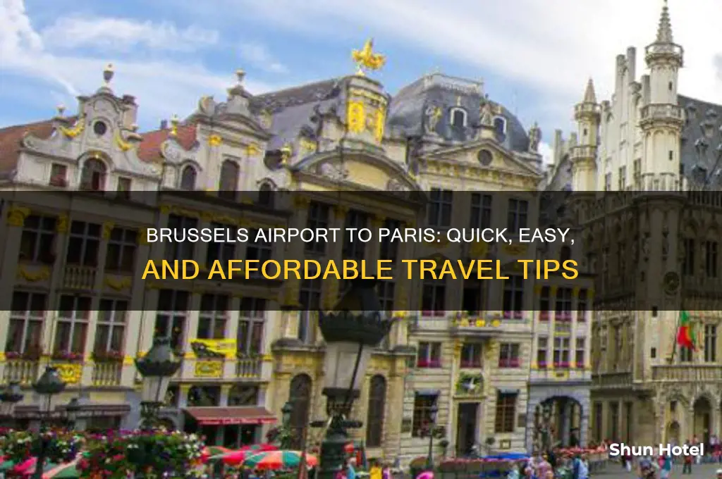 how to get from brussels airport to paris