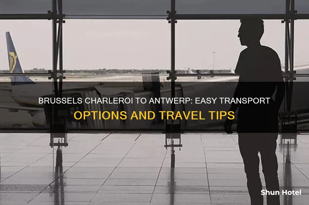 how to get from brussels charleroi airport to antwerp