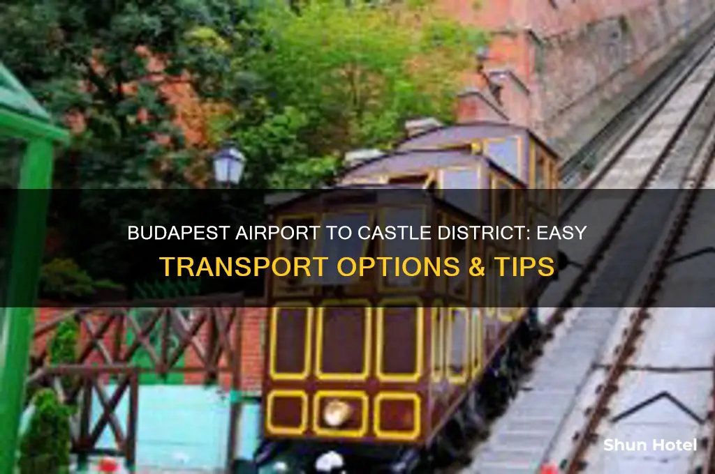 how to get from budapest airport to castle district