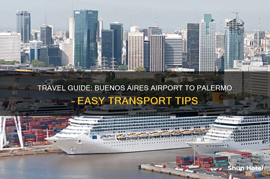 how to get from buenos aires airport to palermo