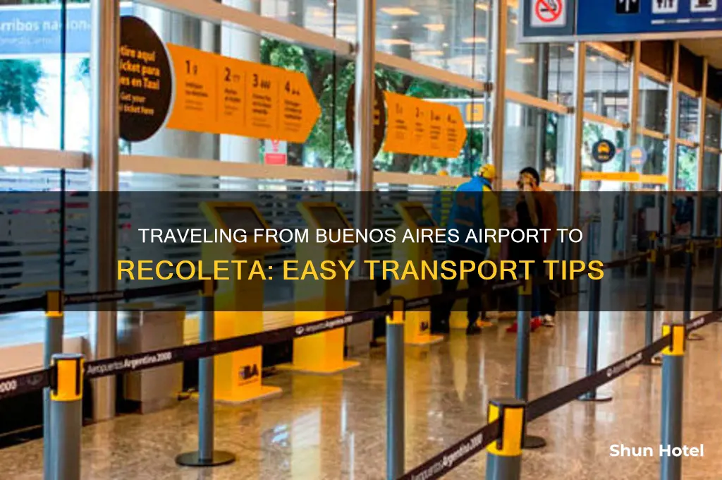 how to get from buenos aires airport to recoleta