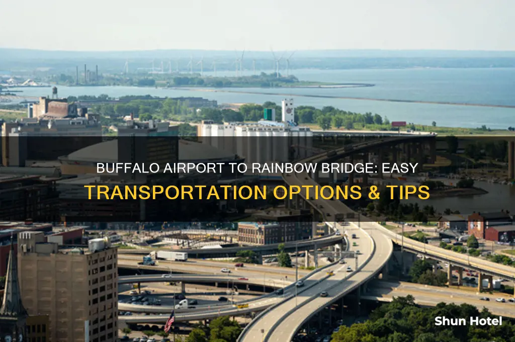 how to get from buffalo airport to rainbow bridge