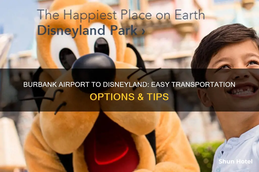 how to get from burbank airport to disneyland