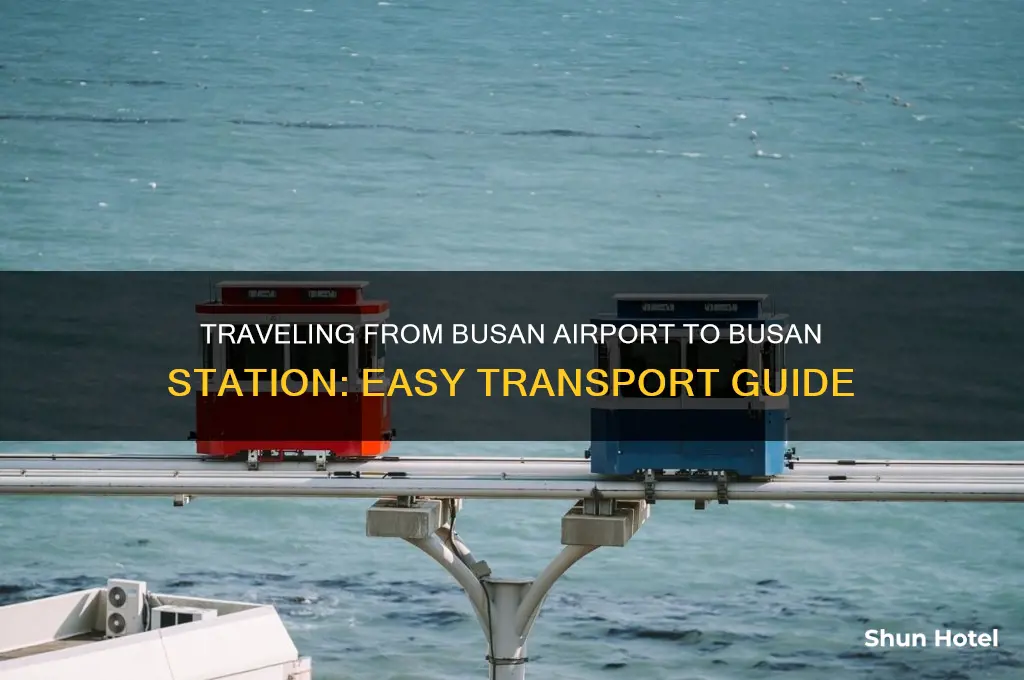 how to get from busan airport to busan station