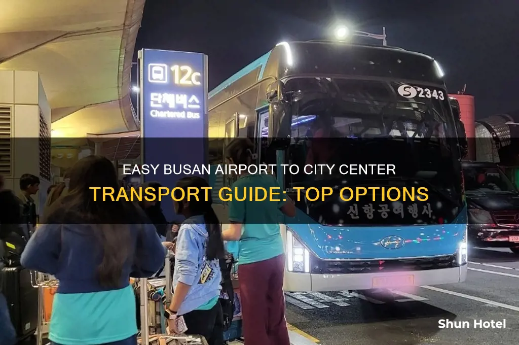 how to get from busan airport to city center