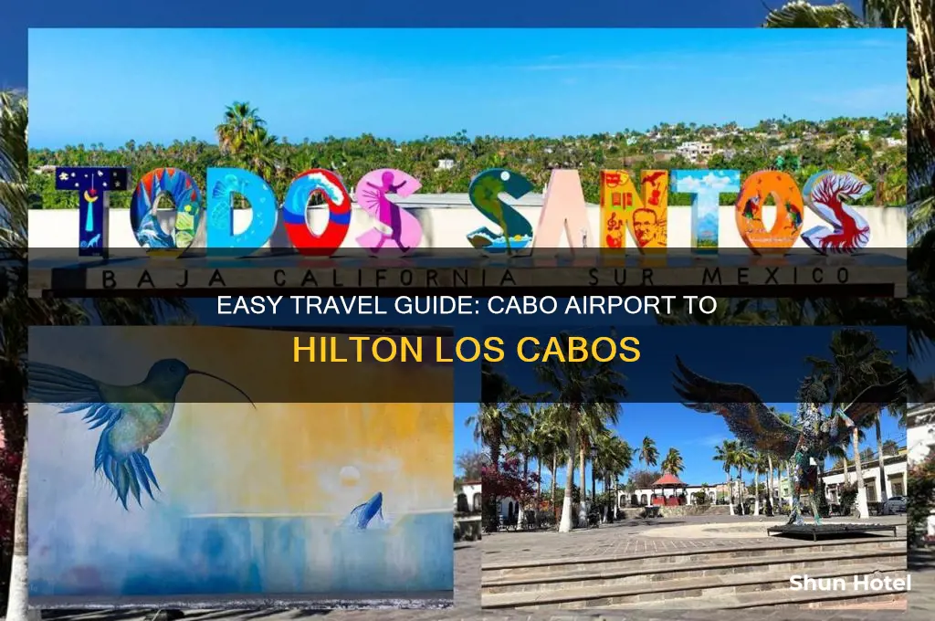 how to get from cabo airport to hilton