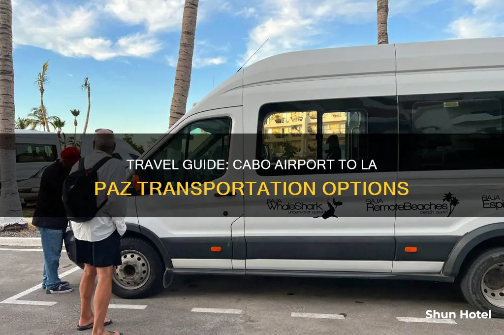 how to get from cabo airport to la paz