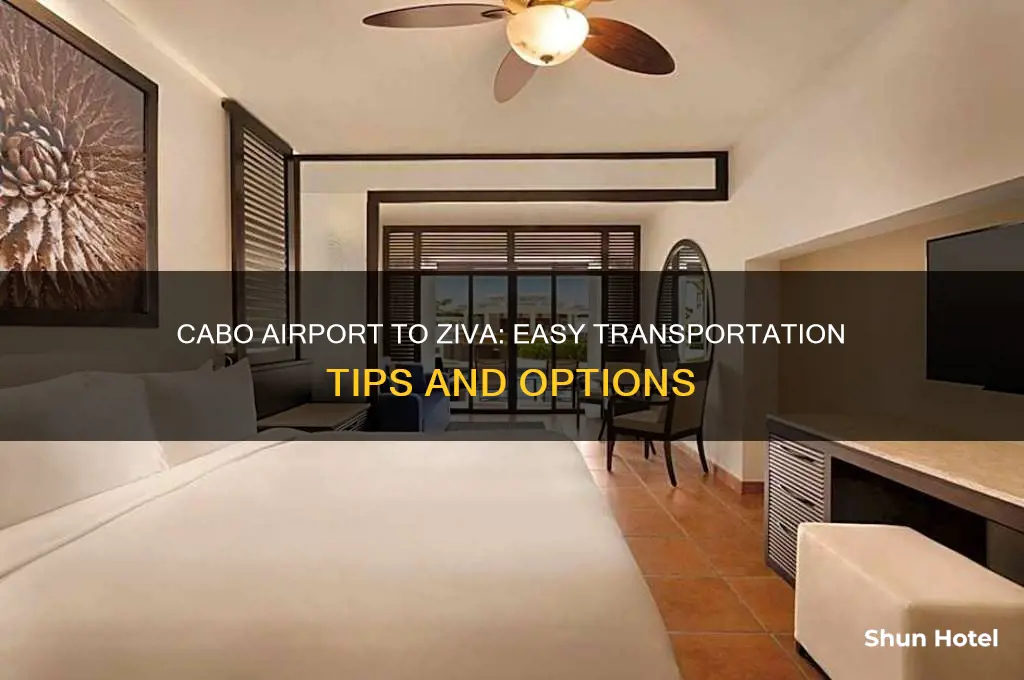 how to get from cabo airport to ziva