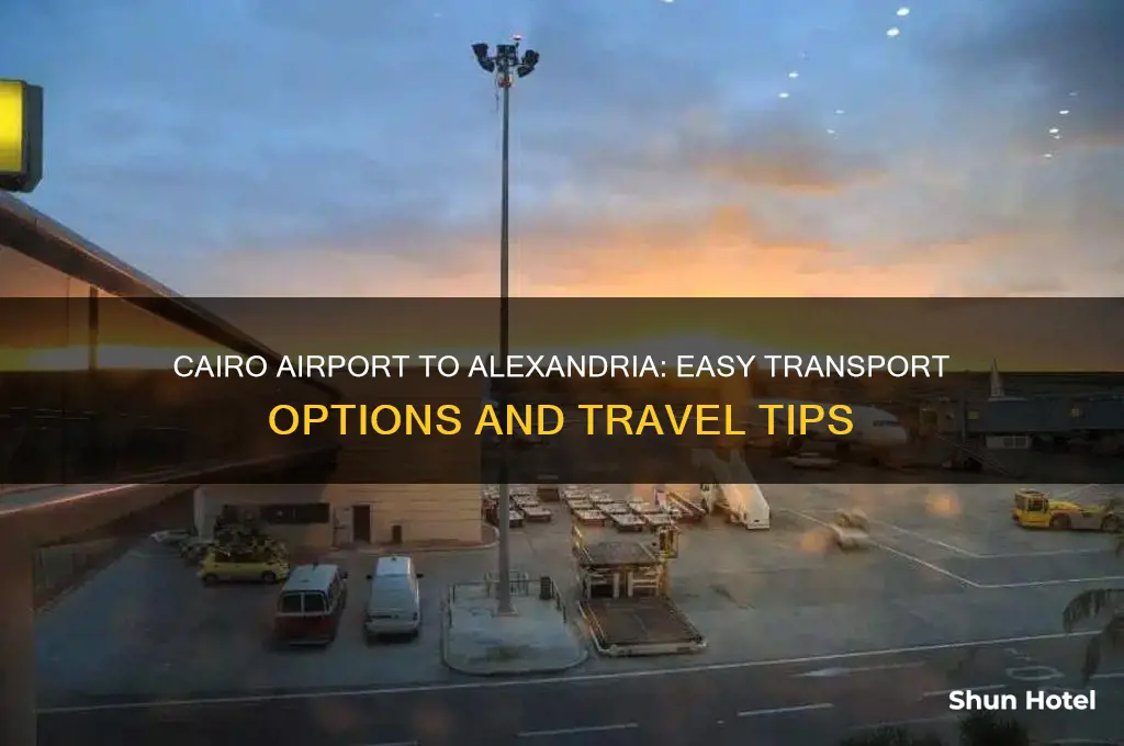 how to get from cairo airport to alexandria