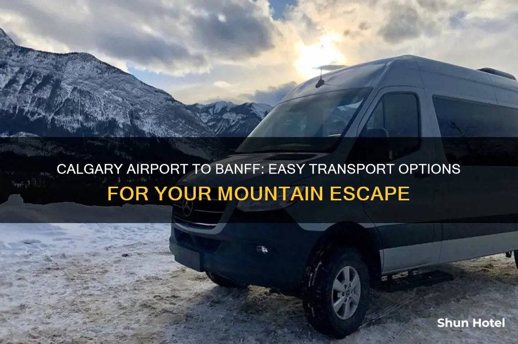 how to get from calgary airport to banff national park