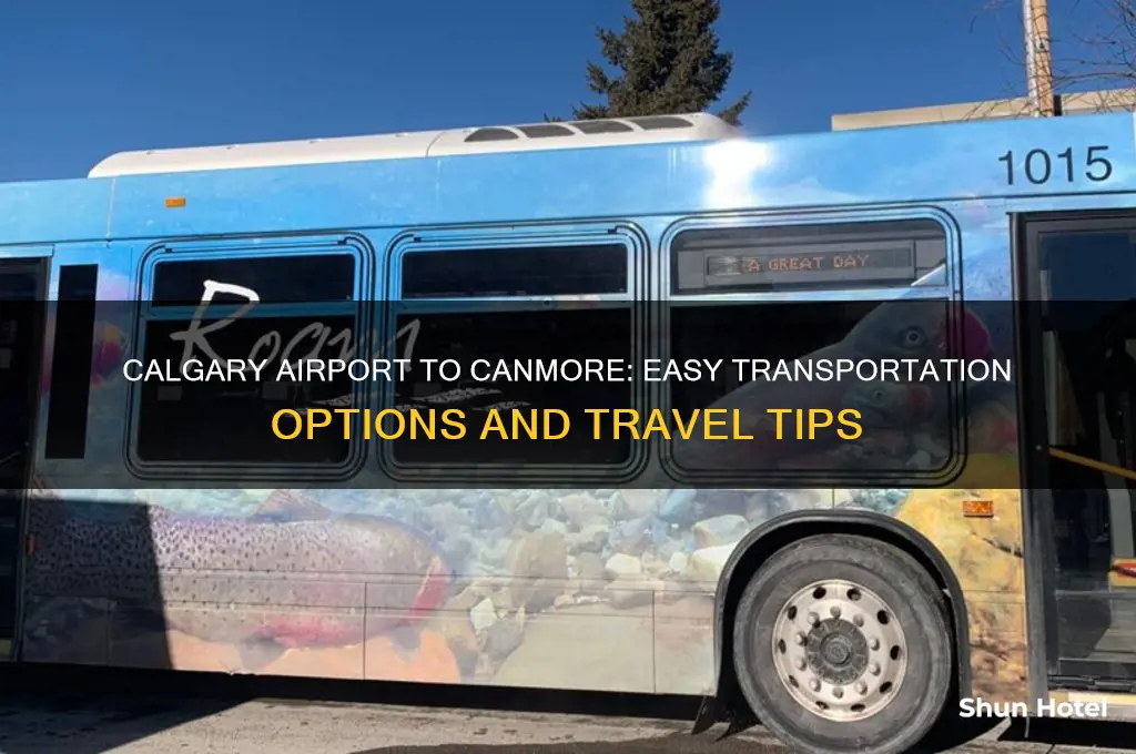 how to get from calgary airport to canmore